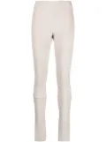 Kristensen Du Nord panelled suede leggings - Neutrals