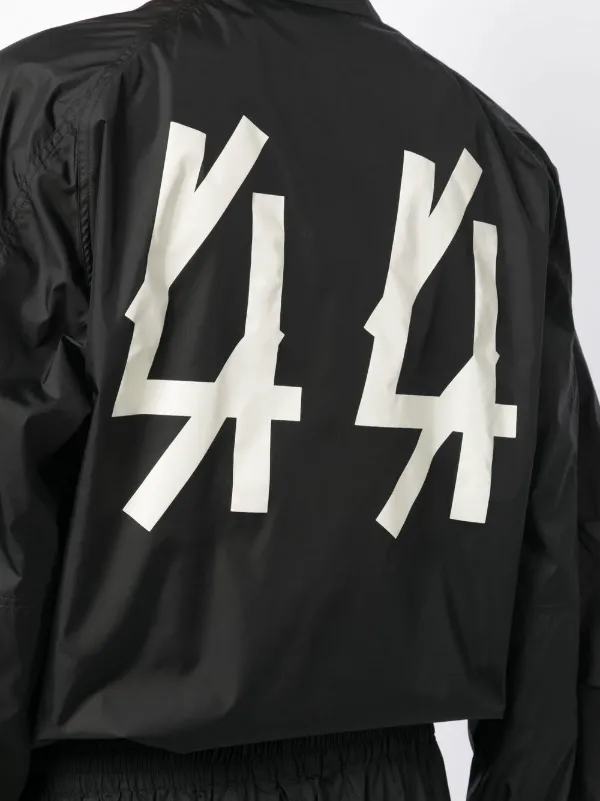 ジャケット・アウター 44 LABEL GROUP EMIL BOMBER 44 LABEL GROUP logo-print Bomber Jacket | Black | FARFETCH AO