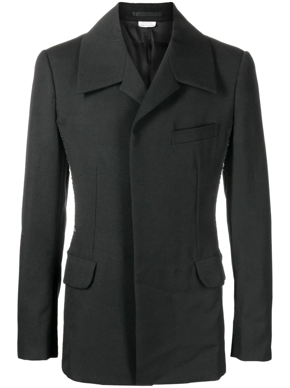 

Comme Des Garçons Homme Plus contrast-panel tailored blazer - Black
