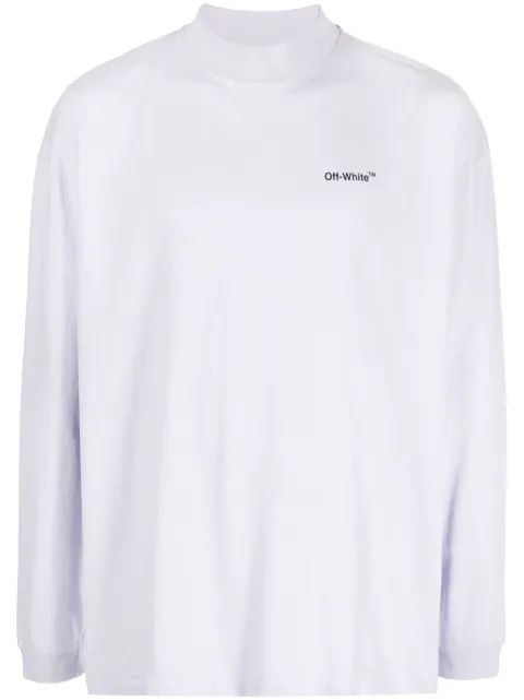 Off-White playera Arrows con cuello falso