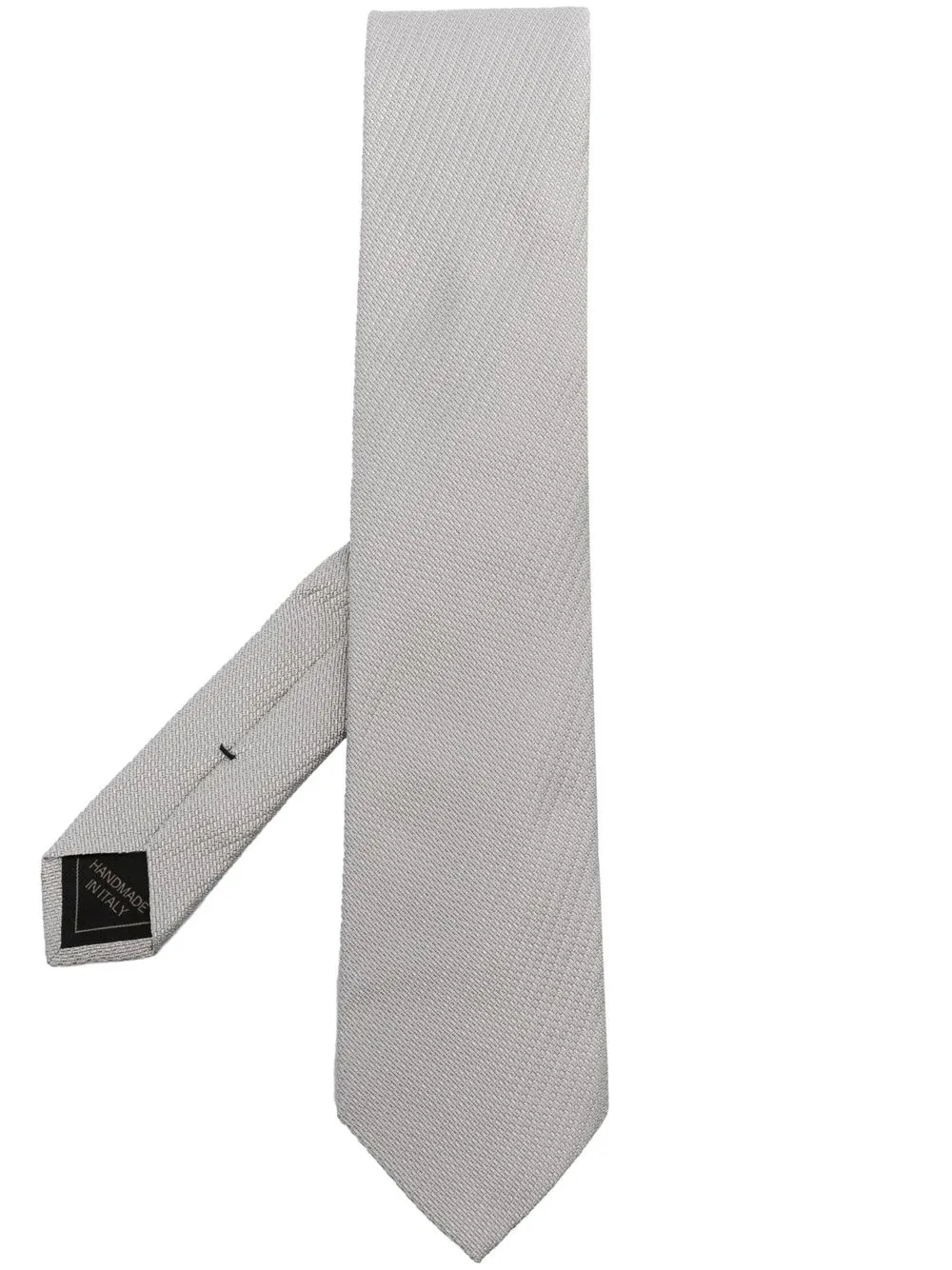 

Brioni corbata de seda texturizada - Gris