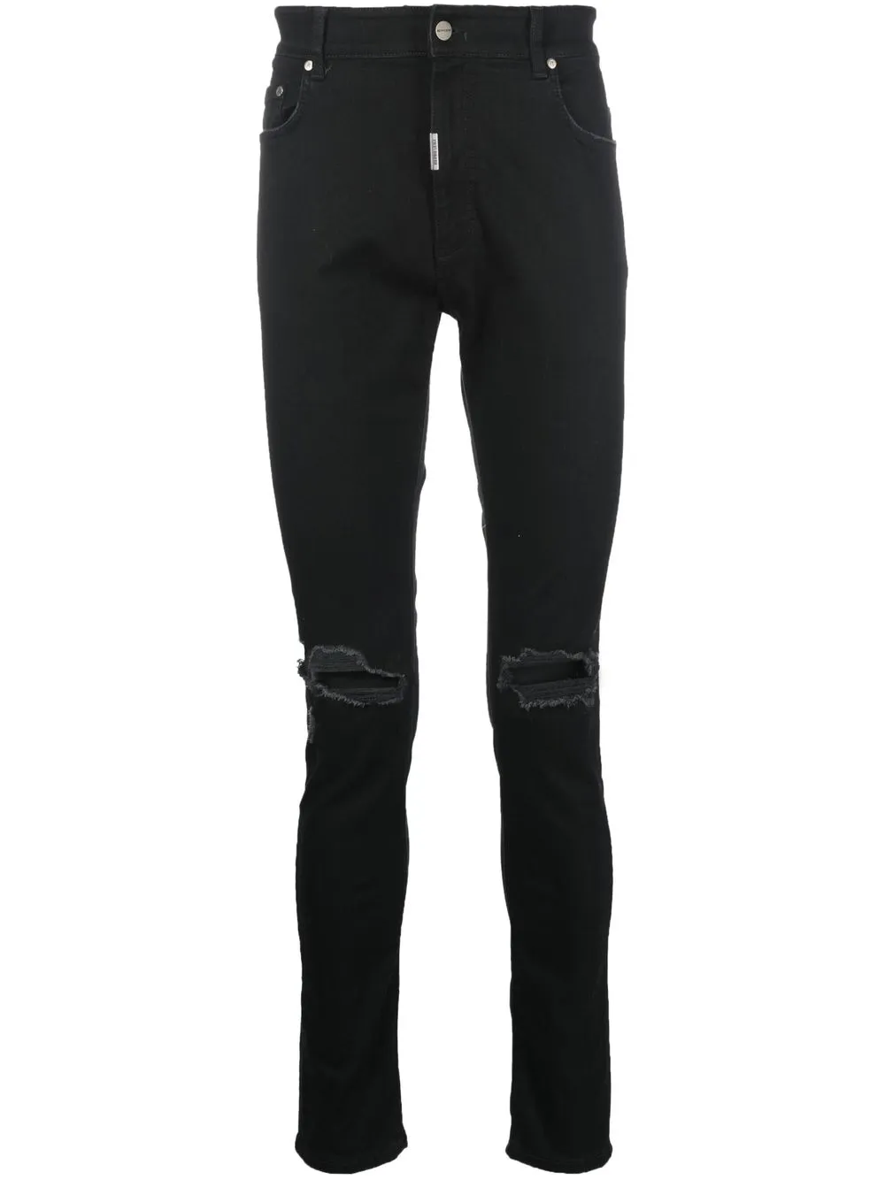 

Represent skinny jeans con efecto envejecido - Negro