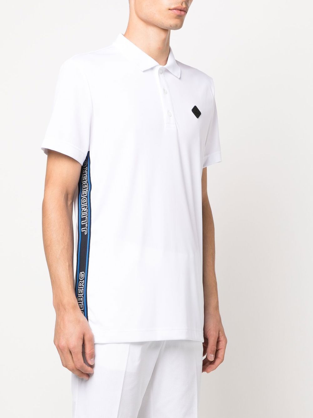 J.Lindeberg Diamond Logo-tape Polo Shirt - Farfetch