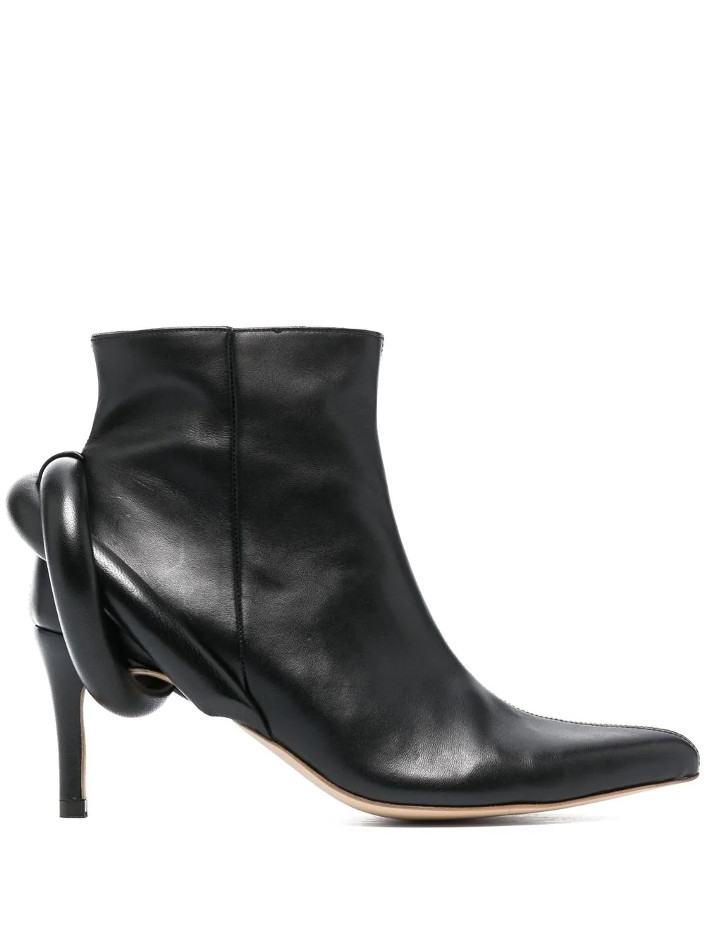 

TABITHA RINGWOOD Closer 75mm Puffy Knot ankle boots - Black