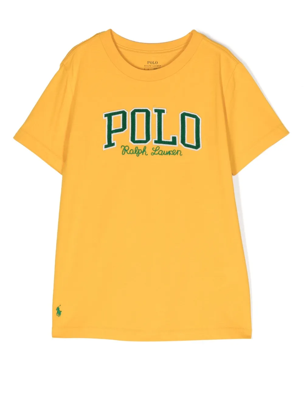 

Ralph Lauren Kids playera con logo estampado - Amarillo