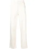 Palmes Broom straight-leg trousers - White