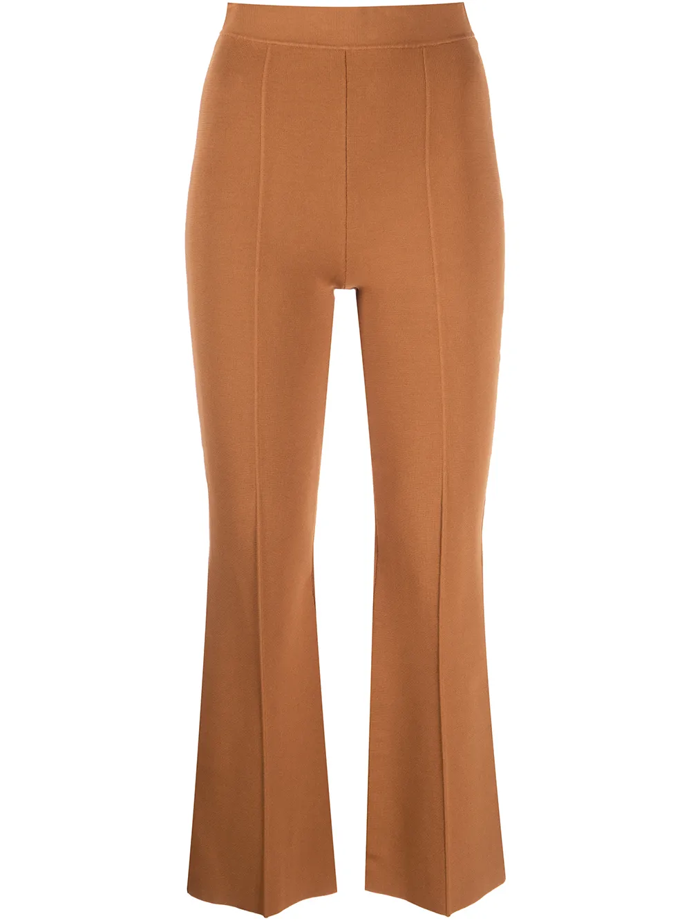 

A.L.C. Brooklyn cropped flared trousers - Brown