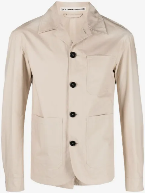 Meta Campania Collective sobrecamisa con cuello cubano