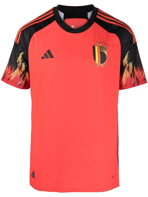 adidas flame-print T-shirt