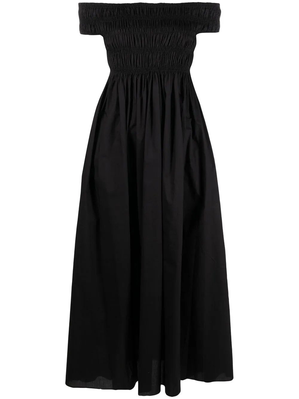 

Matteau vestido midi con hombros descubiertos - 22286655 - BLACK