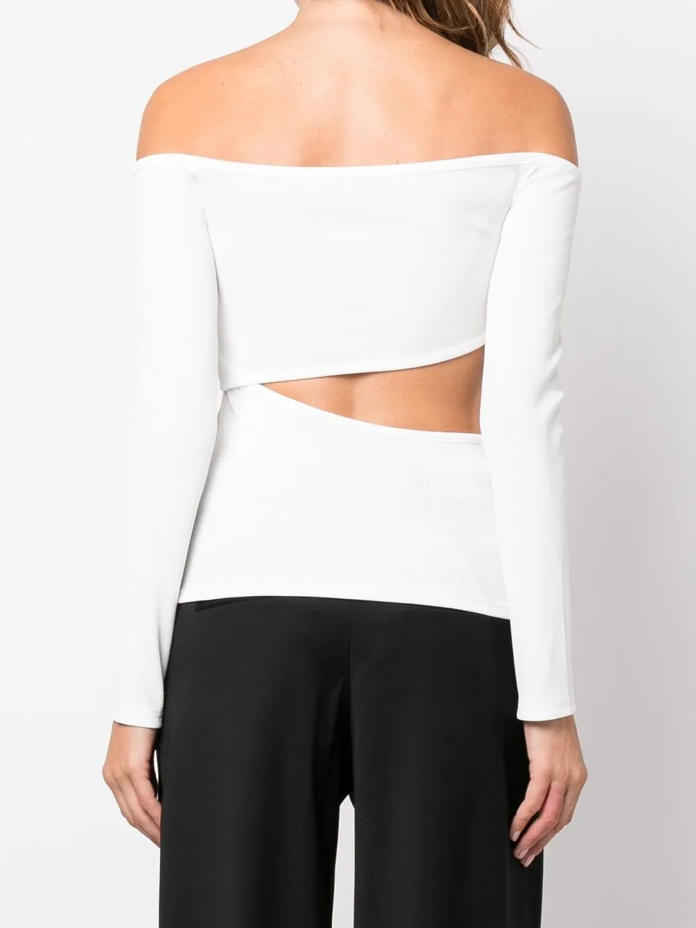 Christopher Esber Cut Out Off Shoulder Top Farfetch 0798