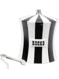 Jonathan Adler striped ceramic ice bucket - Black