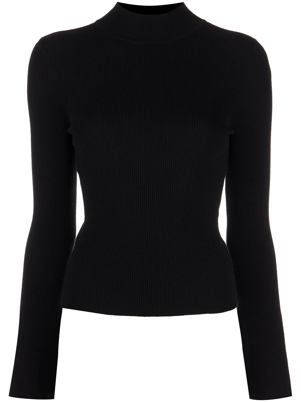 

A.L.C. Devin ribbed-knit mock neck sweater - Black
