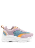 Sarah Chofakian Bell panelled low-top sneakers - Purple