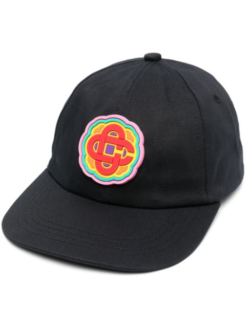 Casablanca logo-patch baseball cap