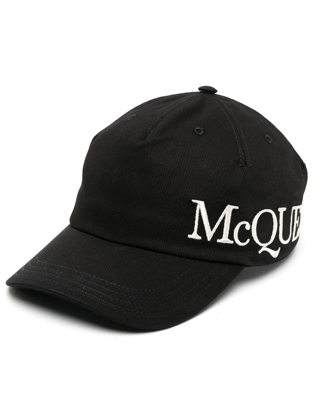 

Alexander McQueen embroidered-logo baseball cap - Black