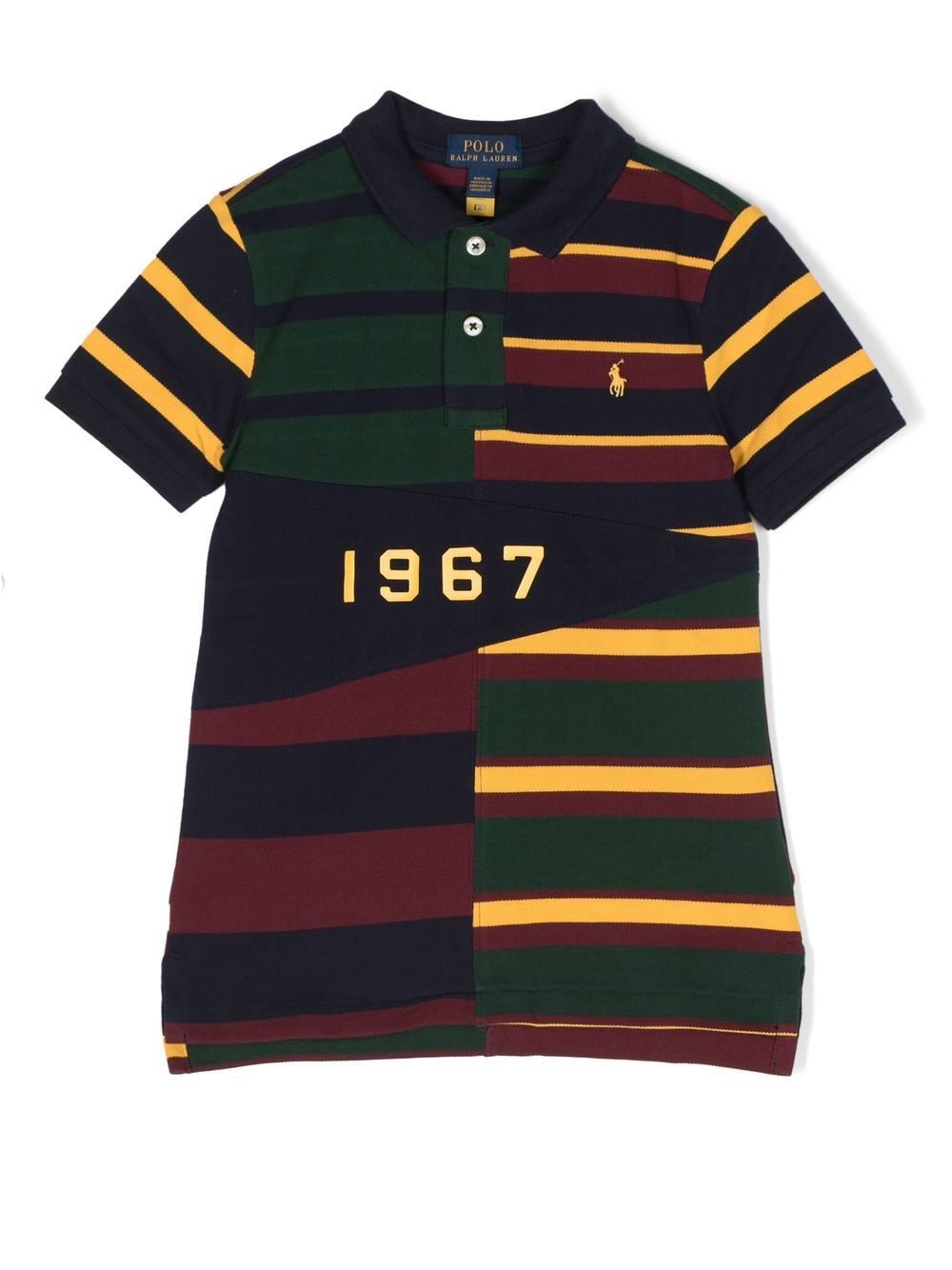 RALPH LAUREN EMBROIDERED-LOGO SHORT-SLEEVE POLO SHIRT