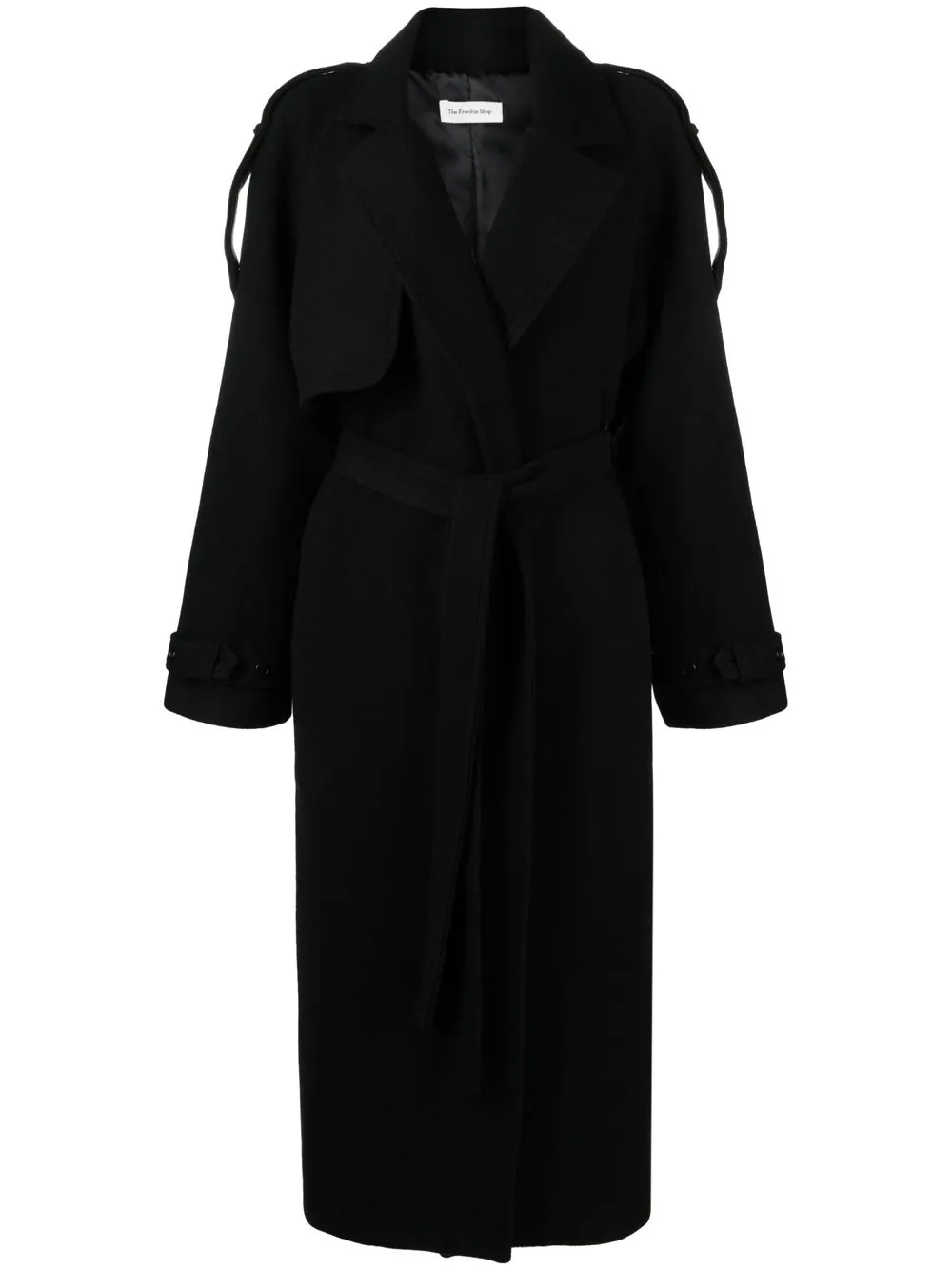 The Frankie Shop Suzanne Wool Trench Coat - Farfetch