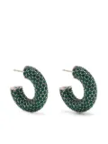 Amina Muaddi mini Cameron hoops - Green