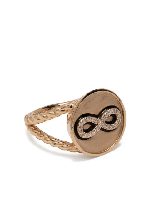 Alison Lou 14kt yellow gold Forever and Ever diamond ring