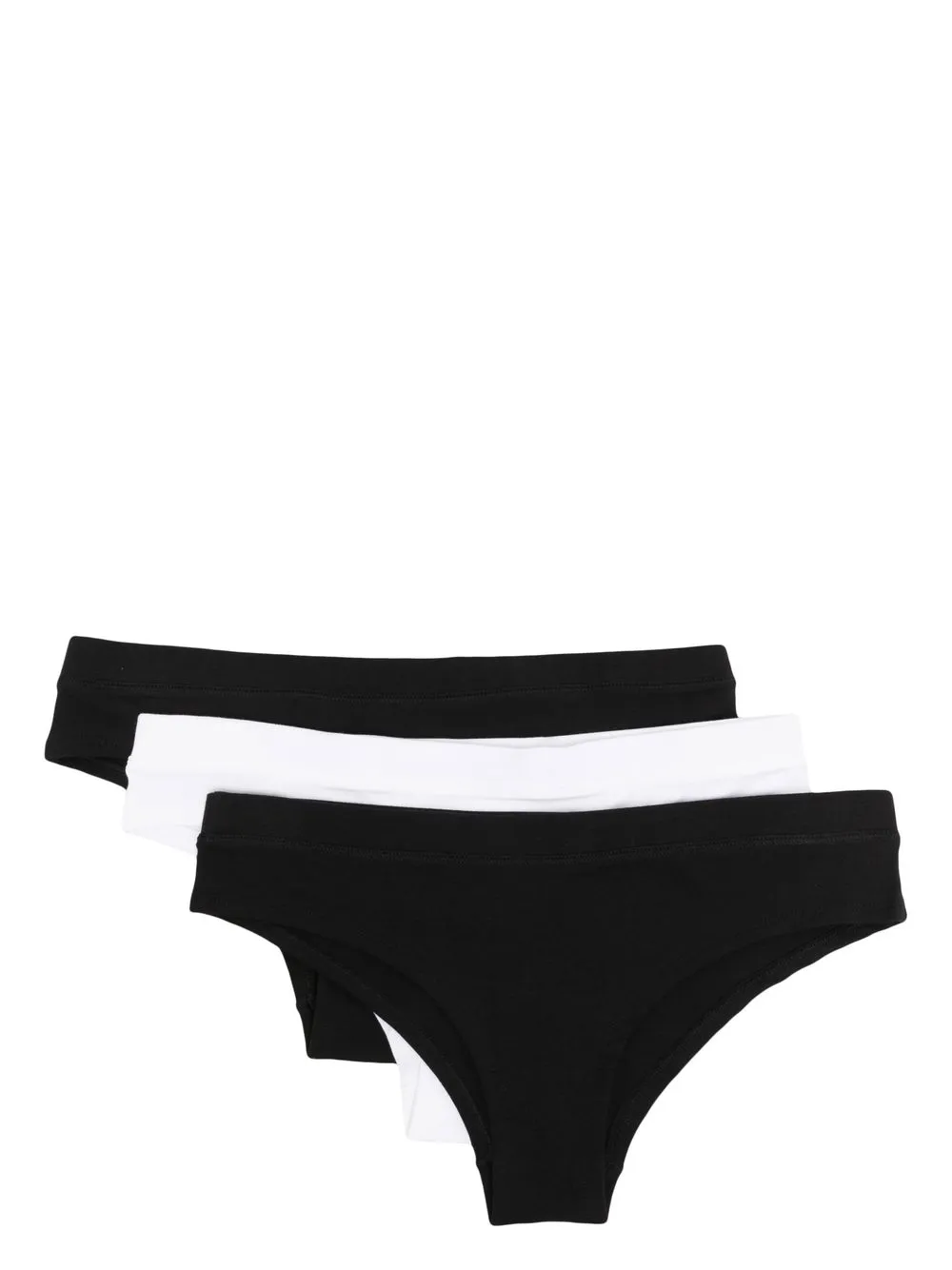 

Organic Basics hipster pack of three briefs - Black