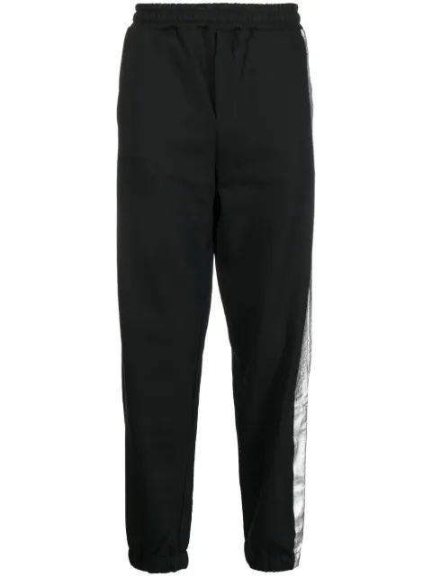 Helmut Lang metallic-detail track pants 