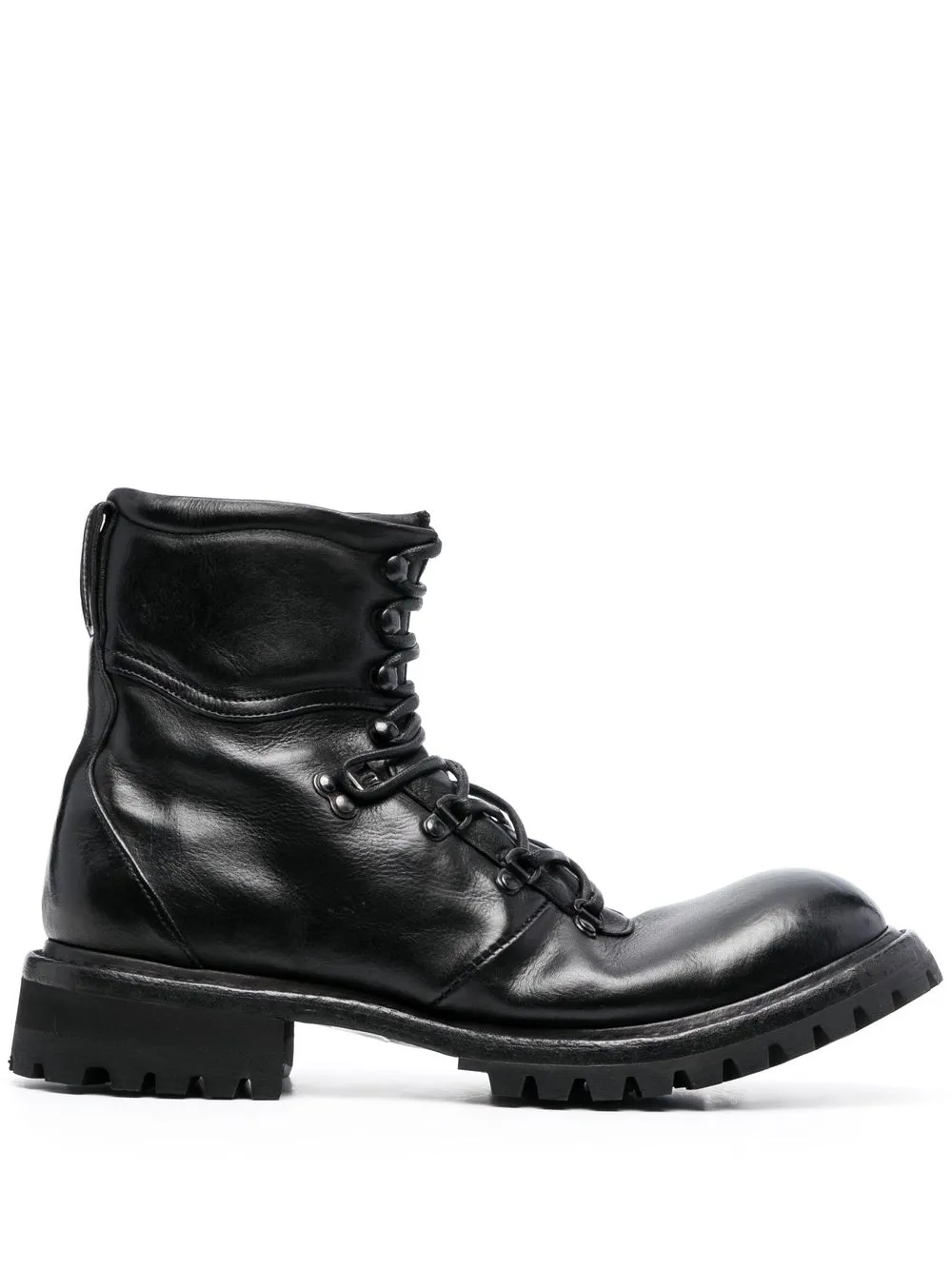 

Premiata botas con agujetas y suela gruesa - Negro