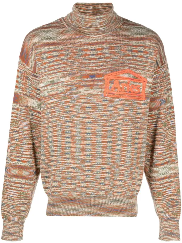 【END.購入】Aries SPACE DYE KNIT Boucle Space Dye Knit Multi – Aries