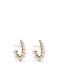 RAGBAG STUDIO pearl hoop earrings - Gold