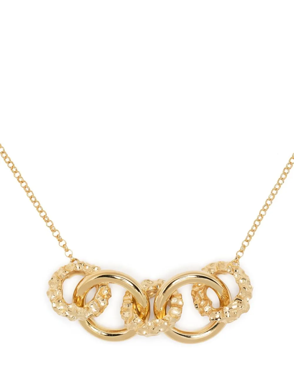

RAGBAG STUDIO ring-link detail necklace - Gold