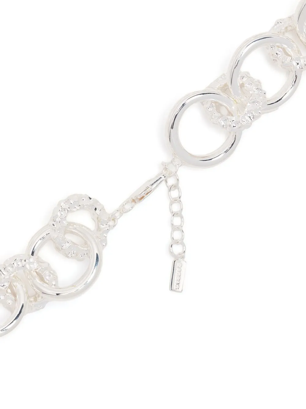 Ring-Detail Chain Necklace