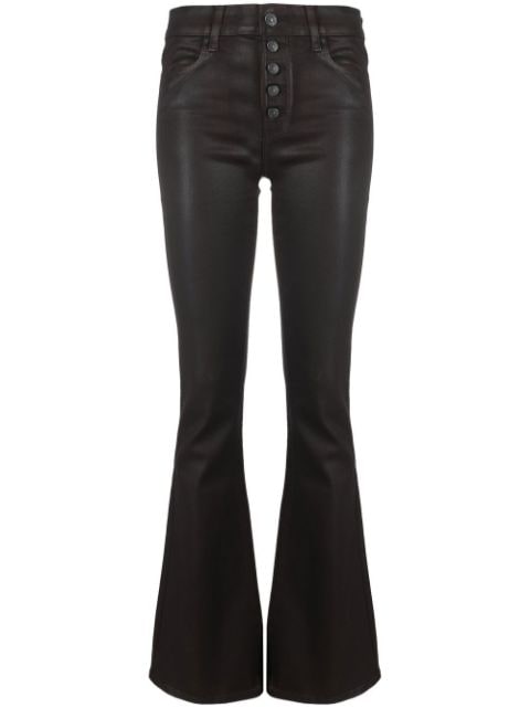 PAIGE high-rise flared jeans