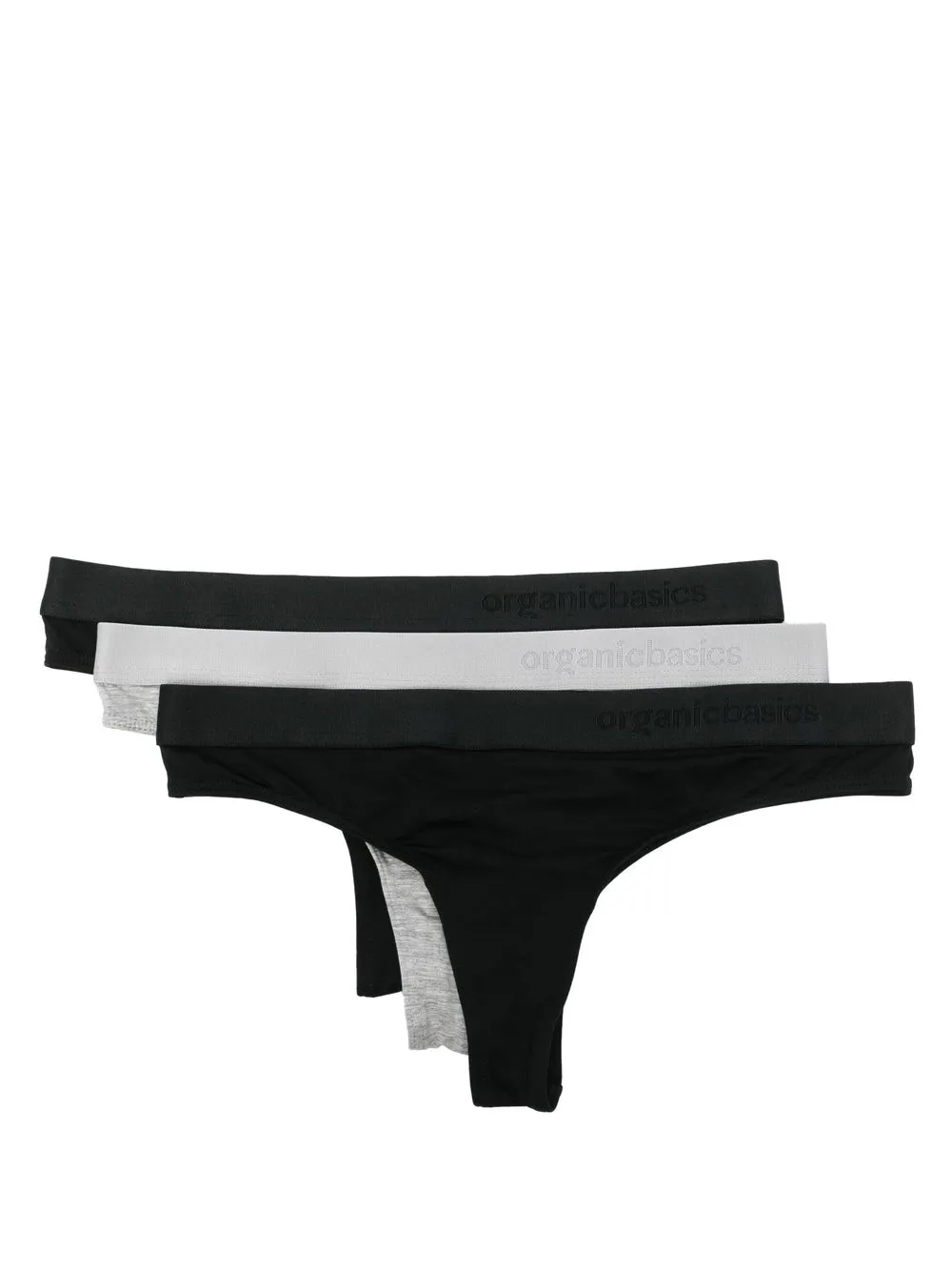 

Organic Basics Lite tanga 3 pack briefs - Black