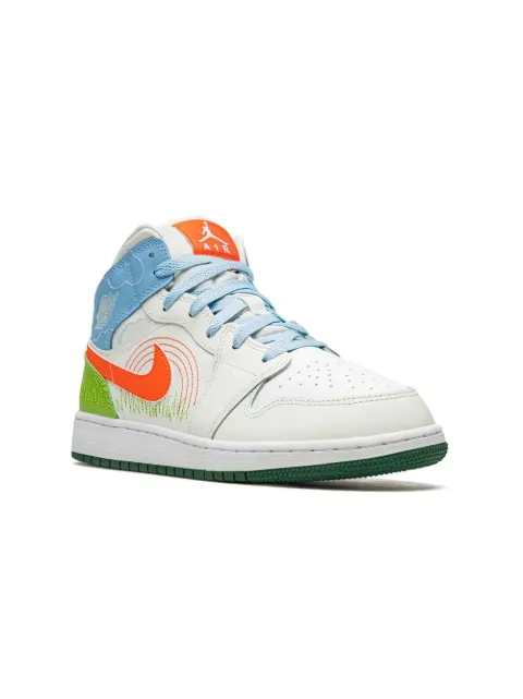 Jordan Kids Air Jordan Mid SE "Stitch" sneakers