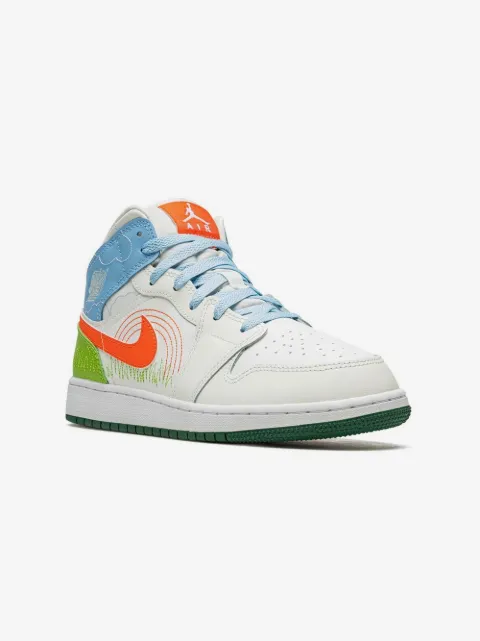 Jordan Kids Air Jordan Mid SE "Stitch" sneakers