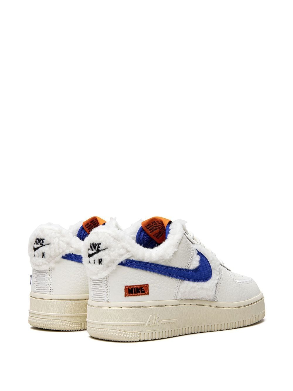 Shop Nike Air Force 1 Low '07 "sherpa Fleece" Sneakers In White