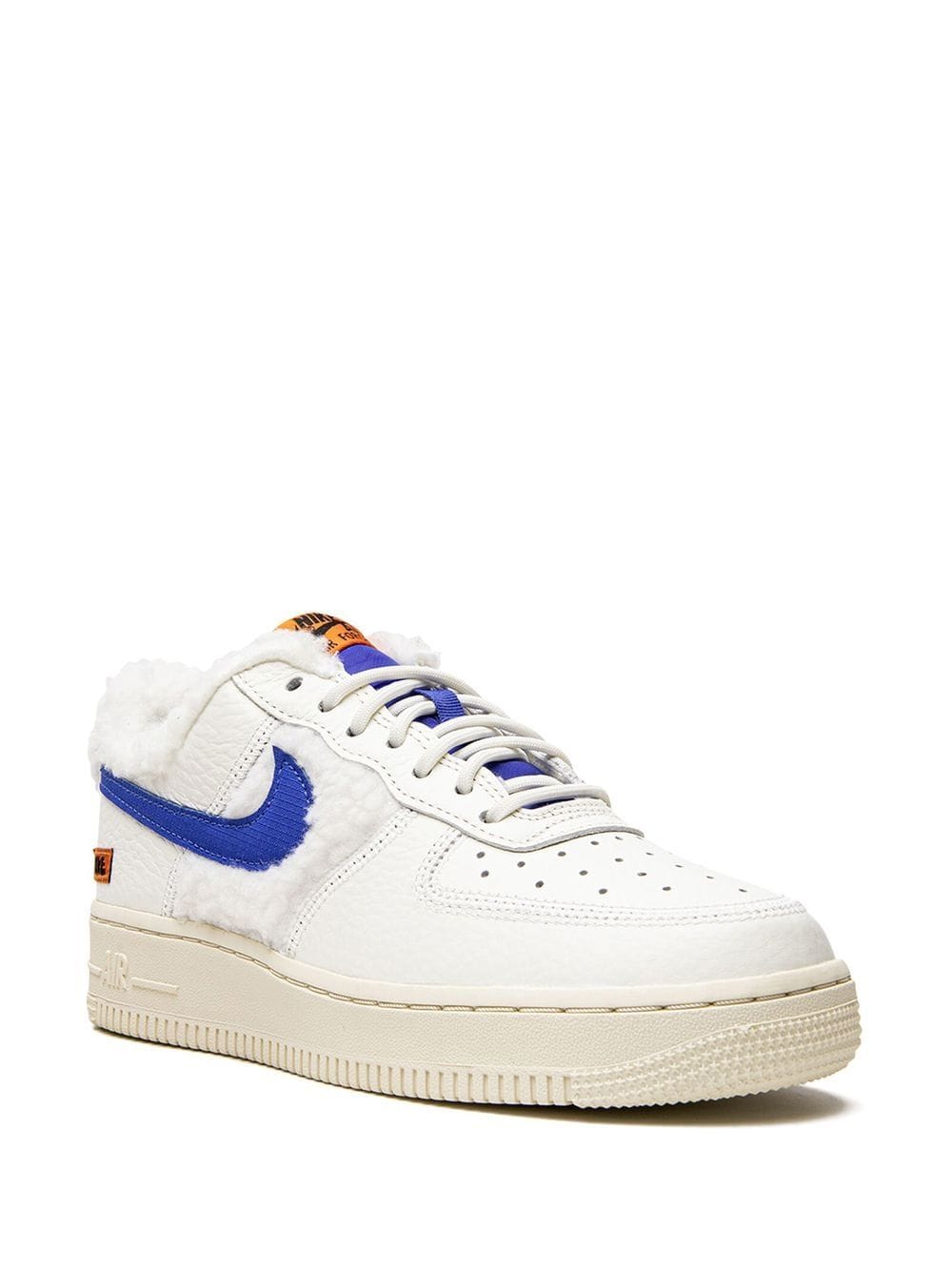 Shop Nike Air Force 1 Low '07 "sherpa Fleece" Sneakers In White