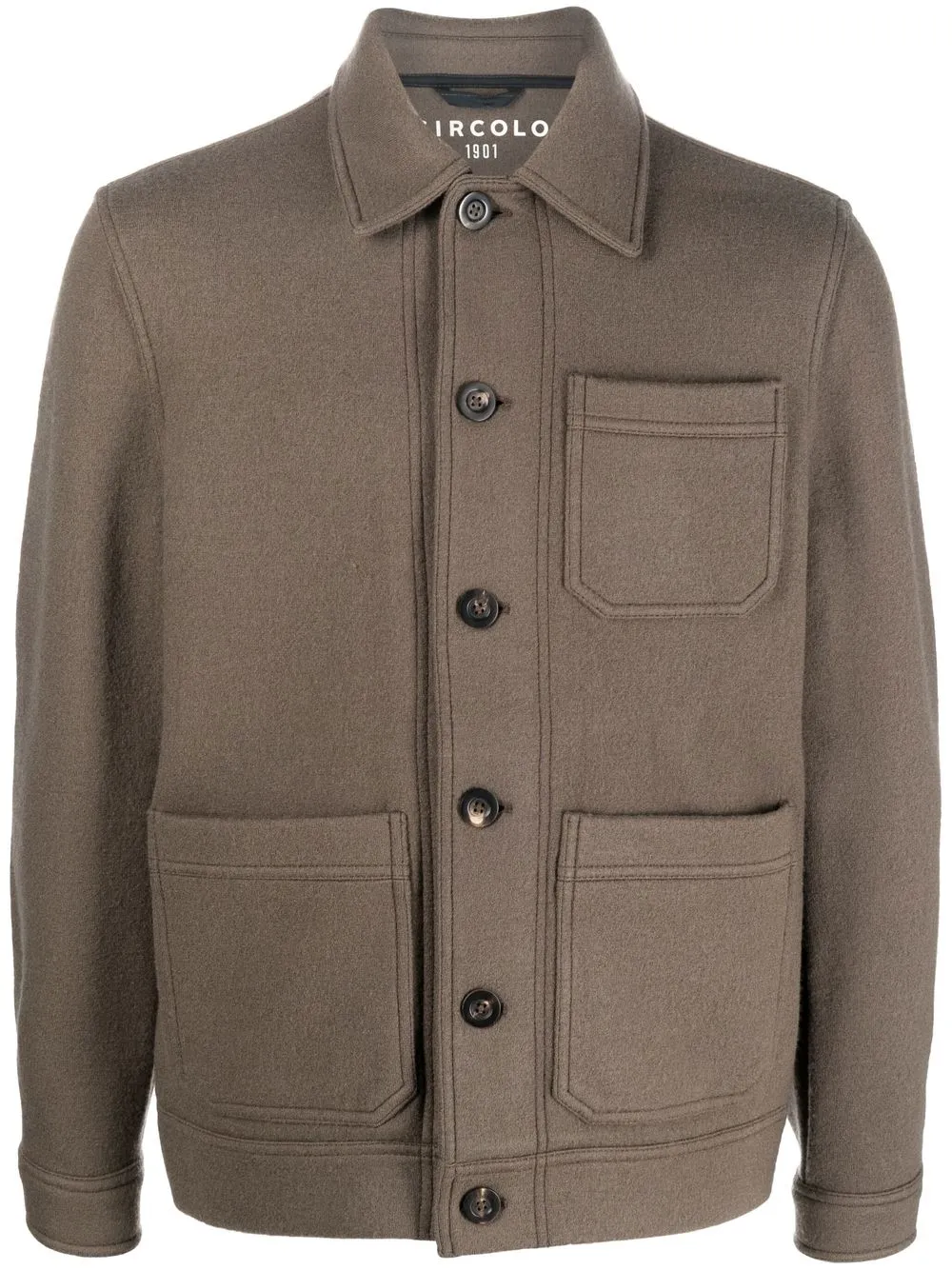 

Circolo 1901 sobrecamisa con botones - Verde