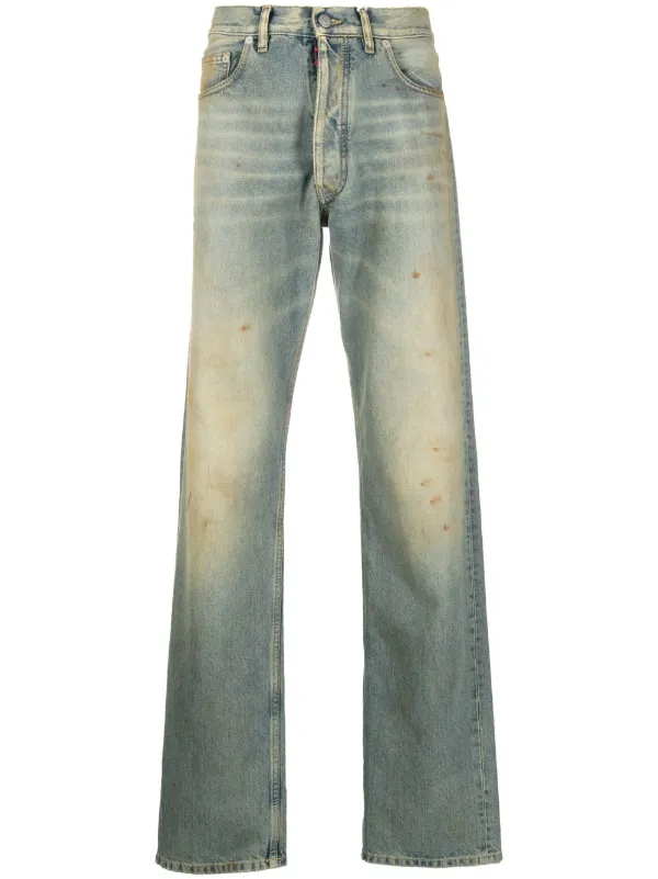 Maison Margiela distressed-effect straight-leg Jeans - Farfetch