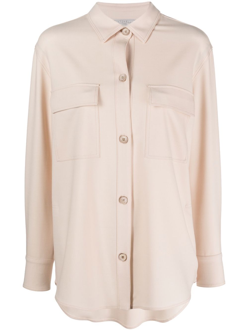 

Antonelli buttoned-up long-sleeved shirt - Neutrals