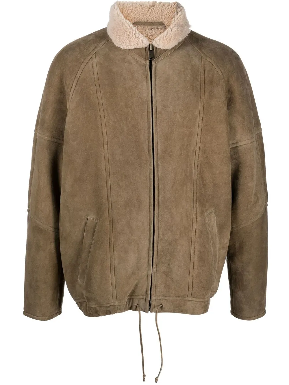 

Isabel Marant lambskin shirt-jacket - Green