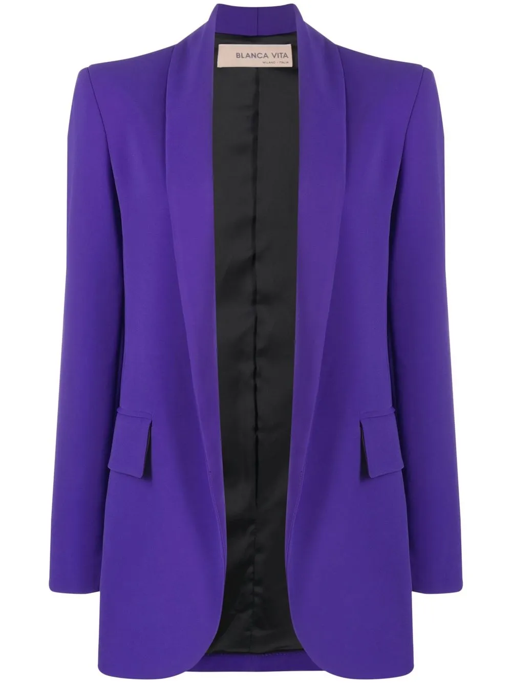 

Blanca Vita blazer abierto en el frente - Morado