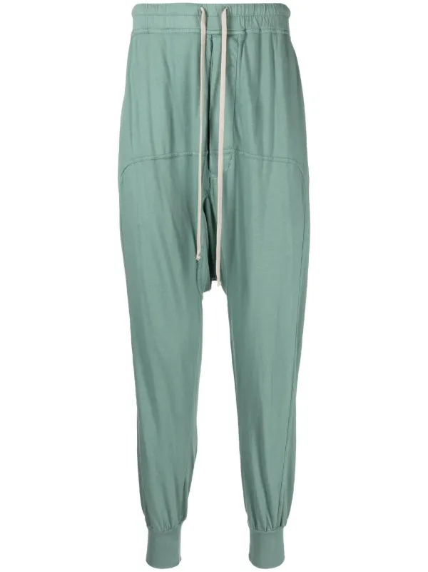 Rick Owens DRKSHDW drop-crotch Cotton track-pants - Farfetch