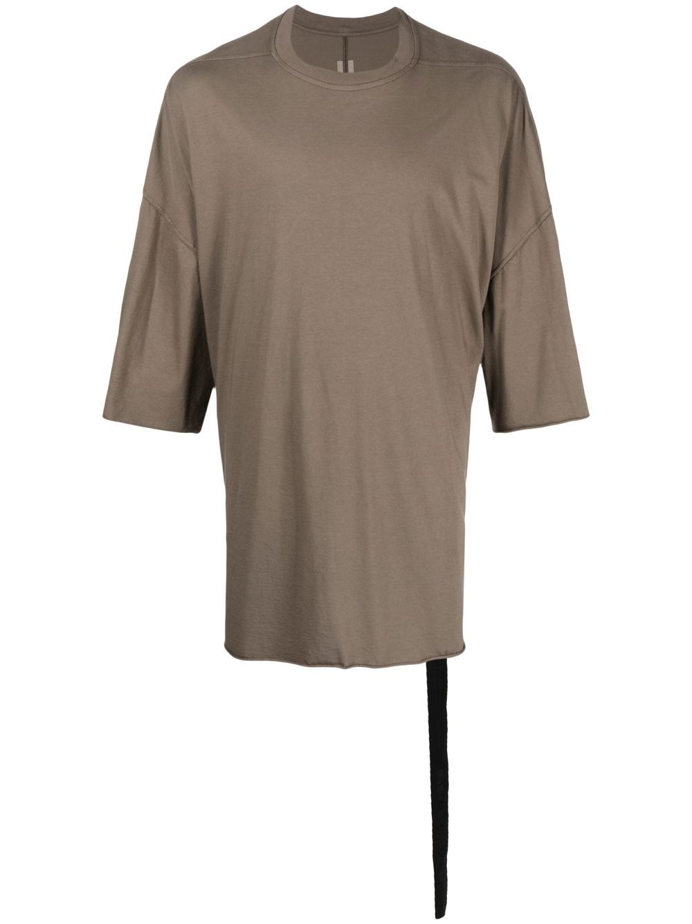 Rick Owens Drkshdw Round-neck Short-sleeve T-shirt In Brown | ModeSens