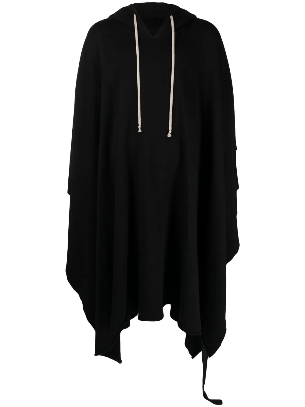 

Rick Owens DRKSHDW hoodie con cordones - Negro