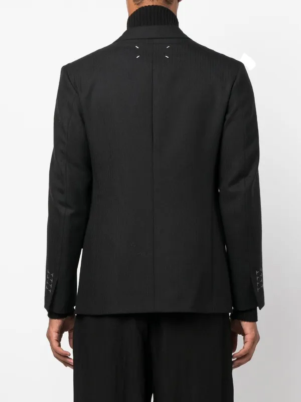 【送料&関税込】Maison Margiela Wool Blazer Maison Margiela 関税込 Single-breasted wool blazer