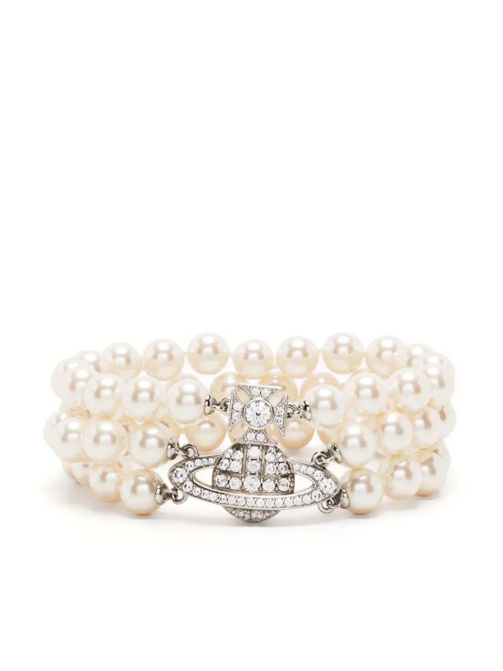 

Vivienne Westwood Orb-motif pearl bracelet - White