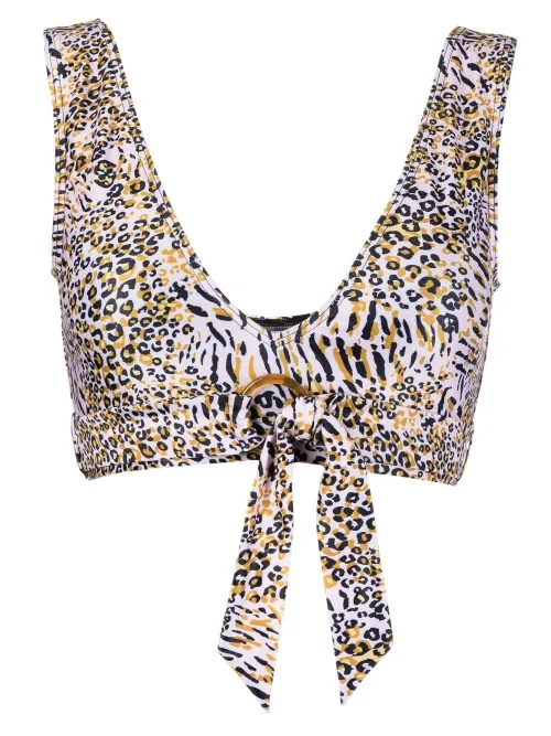Haut de bikini à imprimé léopard - Duskii - Modalova