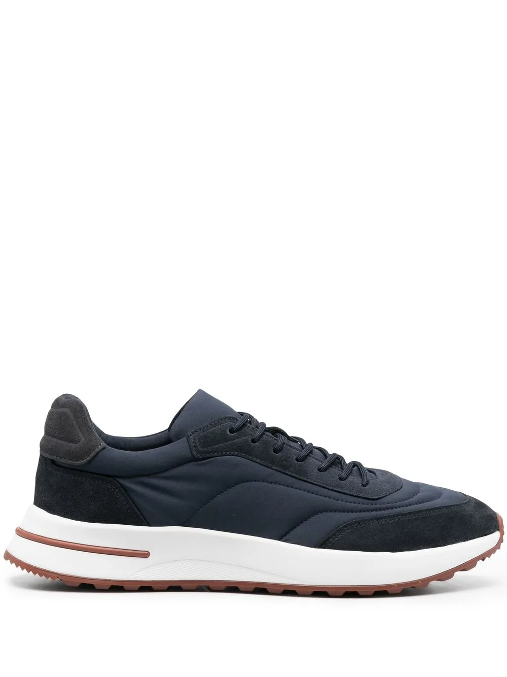 

Loro Piana quilted-panel low-top sneakers - Blue