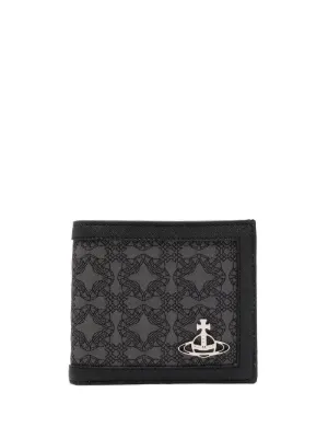Portafoglio bi-fold Re-Jacquard Orborama Farfetch Uomo Accessori Borse Portafogli e portamonete Portacarte Nero 
